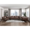 thumbnail image 6 of Lexicon Soren 18" Modern Plywood and Leather Loveseat in Brown, 6 of 8