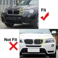 thumbnail image 6 of NS Front Bumper Kidney Grille Car Diamond Meteor Latest Style Grill Black for BMW X3 F25 2014-2017 Facelift 51117338571, 51137367421, 51117338572, 51137367422, 6 of 6