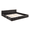 Dark Gray, variant on Tcbosik Chenille Fabric Upholstered Floor Platform Bed California King Size, Bed Frame with Wooden Slats Support for Bedroom, Beige