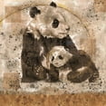 thumbnail image 2 of Wiley, Marta 20x20 Black Modern Framed Museum Art Print Titled - Fibonacci Panda VIIII, 2 of 4