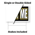 thumbnail image 3 of Rent Me Yard Sign 10 Pack of 12 Inch x 16 Inch Double Sided Weatherproof Heavy-Duty Plastic with Stake | Equipment Rentals, Clear Messaging, Professional Signage | Made in USA, 3 of 7