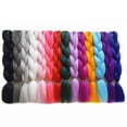 thumbnail image 4 of Women Jumbo Crochet Braiding Ombre Color Synthetic Kanekalon Hair Extensions, 4 of 4