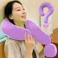 thumbnail image 5 of Tunhigl Question Mark Pillows: Soft and Flexible Plush Body Pillow for Office Naps, Travel, and Comfort - Perfect Gift for All Ages in Multiple Colors Purple, 5 of 7