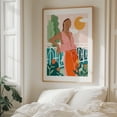 thumbnail image 6 of Just Another Warm Day - Illustration Modern Art Floral Summer Boho Fashion Pastel Unframed Wall Art Print 22 x 28 inches, 6 of 13