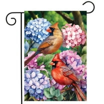Briarwood Lane Perched Cardinals Garden Flag