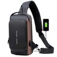 thumbnail image 2 of USB Charging Sport Sling Bag Male Anti-theft Chest Bag with Password Lock, 2 of 4