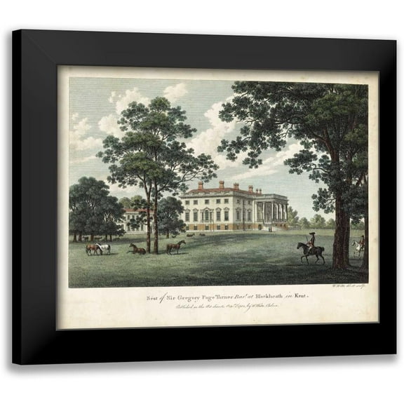 Watts, W. 14x12 Black Modern Framed Museum Art Print Titled - Watts Views IV