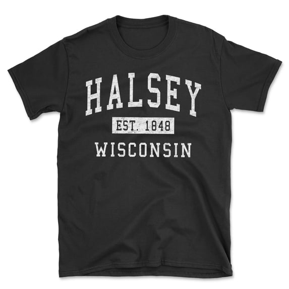 Halsey Wisconsin Classic Established Men's Cotton T-Shirt