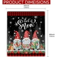 thumbnail image 5 of Christmas Blanket, Red Gnomes Christmas Throw Blanket, Xmas Home Decor, Soft Flannel Throw Blankets 50x60, 5 of 6