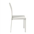 thumbnail image 2 of Eurostyle Molly  Dining Chair in White Leather, 2 of 3