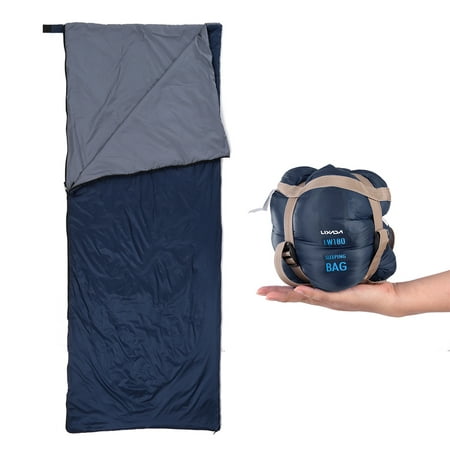 Lixada 190 * 75cm Outdoor Envelope Sleeping Bag Camping Travel Hiking Multifunction Ultra-light (Best Hiking Sleeping Bag For The Money)