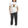 thumbnail image 5 of CafePress - Santa's Little Helper Women's Light Pajamas - Women's Short Sleeve Print T-Shirt and Pants Light Cotton Pajama Set, 5 of 7