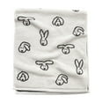 thumbnail image 2 of Linnome Easter Bunny Jacquards Towel Thick Pure Cottons Yarn Dyed Soft For Bathing And Face Washing, 2 of 6