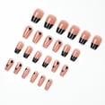 thumbnail image 5 of Uñas postizas cuadradas, uñas postizas nude, uñas postizas cuadradas para mujeres y niñas, 5 of 5