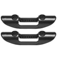 thumbnail image 4 of Juego de 2 correas para remos de kayak con ganchos plateados y clips ajustables, incluye tornillos y tuercas de goma (56-152cm), 4 of 6