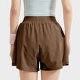 thumbnail image 5 of PIWHJQK Women Athletic Gym Yoga Shorts Women's 5 Inch Loose Style Solid Workout Shorts With Pockets Yoga Bottoms, 5 of 5
