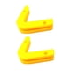 thumbnail image 4 of 2 estantes para mancuernas, soporte para barra de pesas para gimnasio en casa. Amarillo, 4 of 9