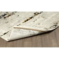thumbnail image 4 of 6' x 9' Abstract Moderne Contemporain Crème Anthracite Tapis, 4 of 6