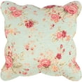 thumbnail image 5 of Greenland Home Antique Rose Decorative Pillows, Set of Two (2), 18 W x 18 H Each, Blue, 5 of 7