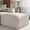 Cream, variant on Emma + Oliver Modular Ottoman Footrest in Gray
