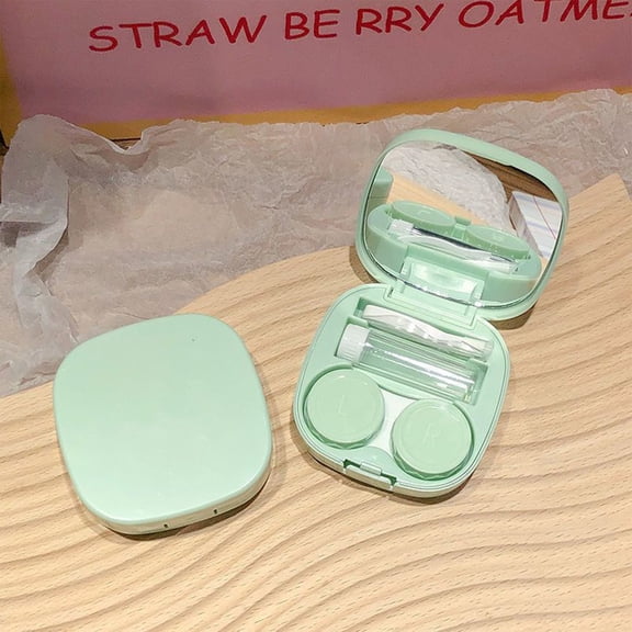 Loespoir Contacts Lens Case, Portable Travel Lens Storage Box, Compact Holders for Daily and Travel Use, Hygiene Organization