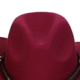 thumbnail image 5 of Baby Toddler Bucket Hat for Infant Boys Girls Kids Breathable Sun Hat with Chin Strap Childrens Woolen Hat With UpturnedCowboy Hat Head Accessory Solid Color Top Hat Wide Brimmed Hat, 5 of 7