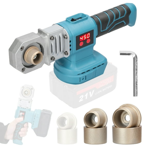 Lithium Power Water Pipes Melting Device Household PPR Welding Machine with 20mm 25mm 30mm Replacement