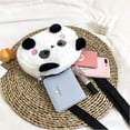 thumbnail image 3 of Bolso bandolera HUOGUO Lindo Panda de peluche con forma de aguacate para mujer, 3 of 5