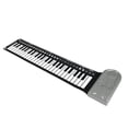 thumbnail image 1 of Instrumentos musicales 49 teclas piano de mano niños principiantes silicona portátil plegable órgano electrónico, 1 of 5