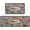Coffee, variant on Grey Kitchen Rugs,Non Skid Washable Microfiber Kitchen mats for Floor, Kitchen Rules Theme Kitchen Cushioned Runner Rug Decor Sets of 2,Size 17"x 47"+17"x 30"