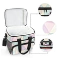 thumbnail image 6 of FORMRS Insulated Cooler Bag 24 Cans Capacity Soft Leakproof Lunch Box with Side Pockets, Purple Geometric, 6 of 7