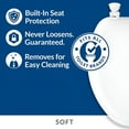 thumbnail image 2 of Bemis 274520 Elongated Soft Toilet Seat, White, 2 of 4