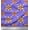 Medium Purple, variant on Soimoi Crepe Silk Fabric Dot & Floral Decorative Print Fabric by the Yard 42 Inch Wide