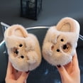 thumbnail image 4 of Zapatillas de algodón para niños, zapatillas de lana cálidas para interiores para niños, zapatos de casa para niñas, zapatillas antideslizantes para bebés, zapatillas de invierno para niños, 4 of 6