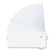 thumbnail image 1 of Etiquetas de etiquetado de plástico blanco con orificios, paquete de 50, 1 of 1