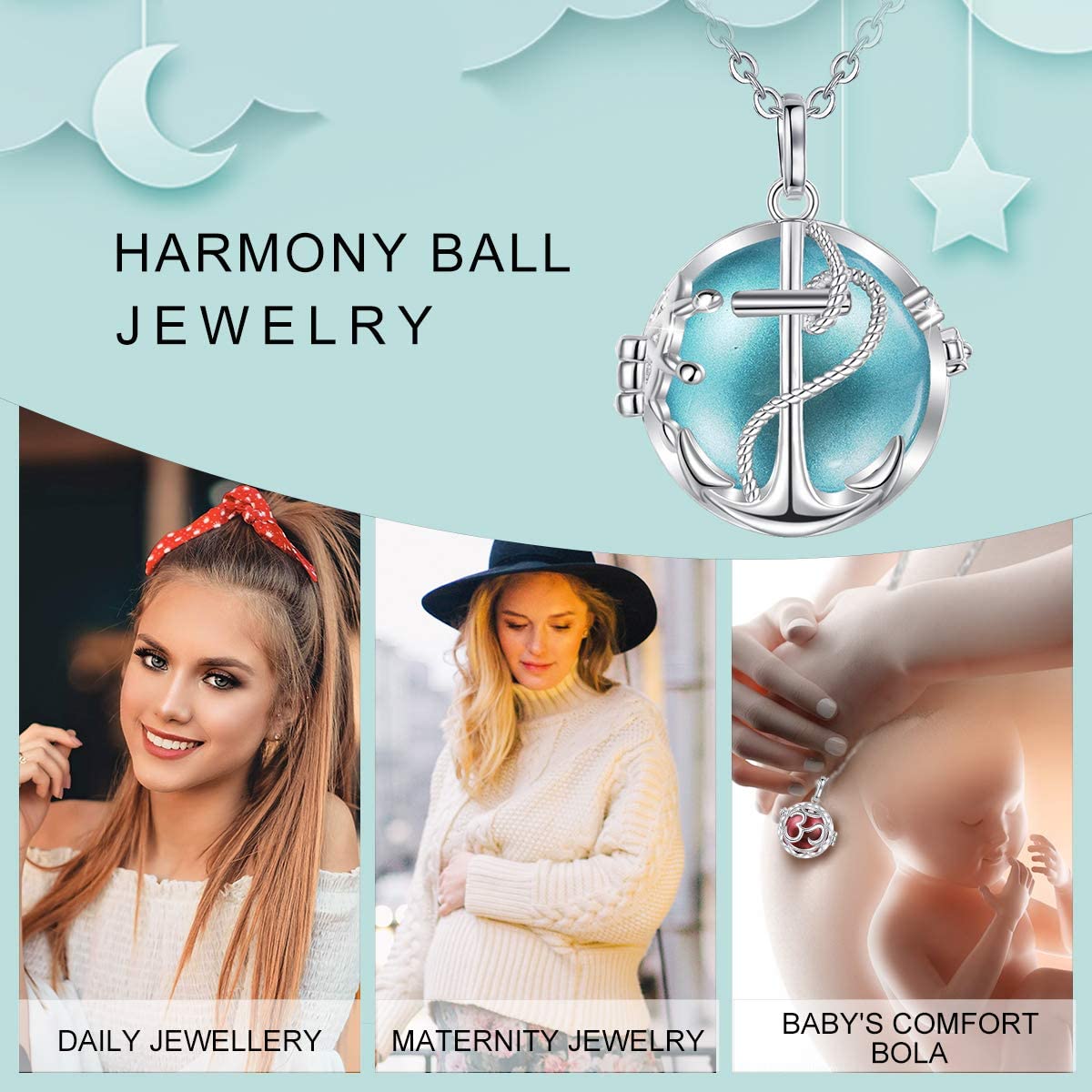 Harmony Ball Bola Pregnancy Necklace 