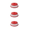 thumbnail image 4 of Matsuzay 1Pcs Collapsible Microwave Plate Cover Foldable Cover Microwave Vegetables Splatter Vent Oven with Plate Covers Guard Type1 NO1, 4 of 6