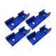 thumbnail image 3 of 4 piezas de ranuras de intersección para rieles en T para carpintería con orificios de montaje pretaladrados Azul, 3 of 9
