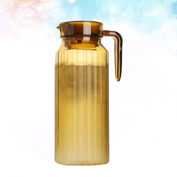 BESTYASH Plastic Water Jug with Lid for Home Use - Ideal for Cold Juice, Iced Tea, and Beverage Serving