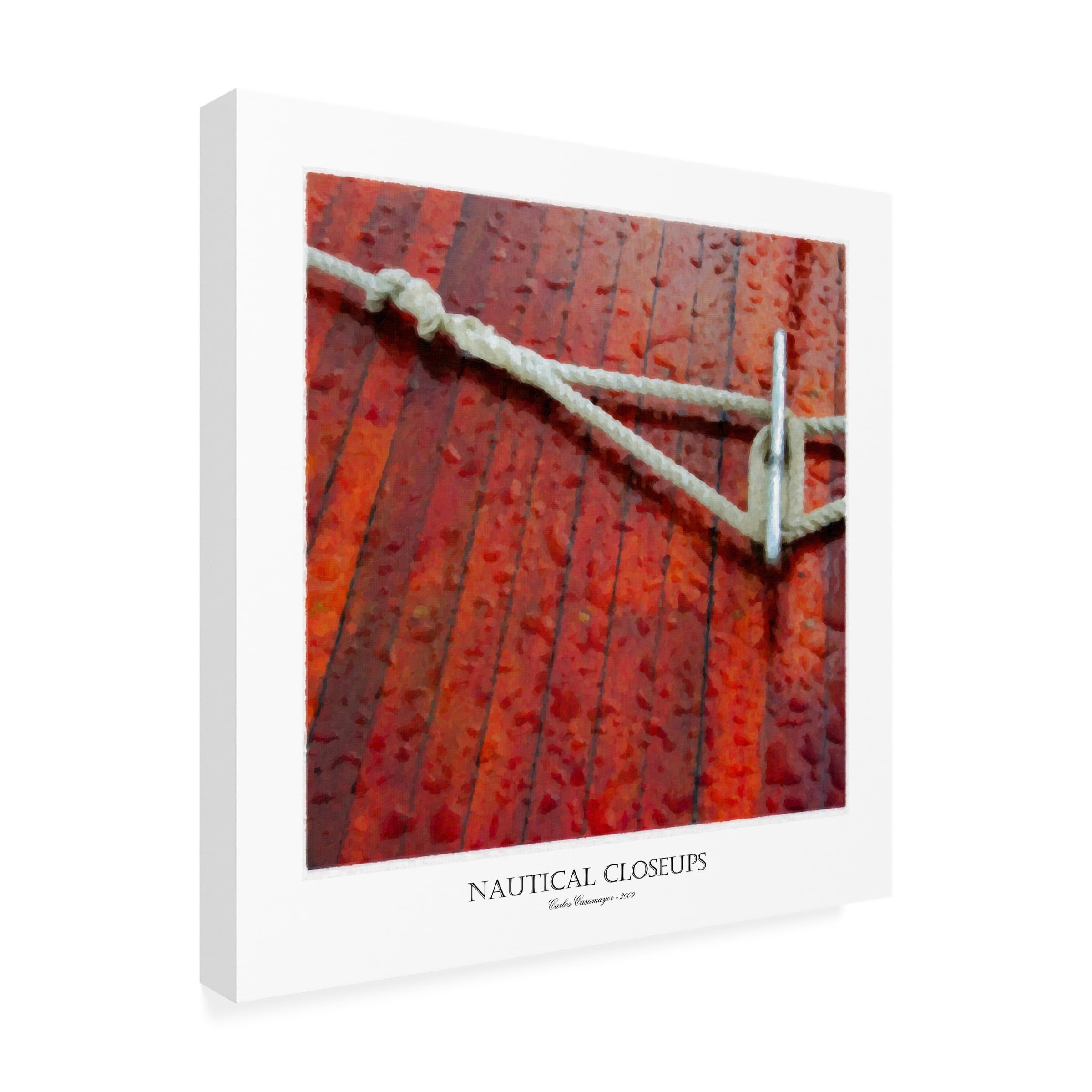 Carlos Casamayor 'Nautical Closeups 12' Outdoor Canvas 18x18