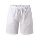 thumbnail image 4 of MKLEKYY Pantalones Cortos de Mezclilla para Mujer, Cintura Elástica, Informales, de Verano, de Cintura Alta y Lisa, 4 of 4