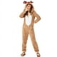 thumbnail image 1 of Pijamas de disfraz de reno de elfo de Navidad para mujer, adulto, con capucha, acogedor, ciervo, Cosplay, mono, mono de lana, 1 of 4