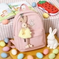 thumbnail image 5 of Colorful Easter Bunny Figurines - Set of 4 Hanging Ornaments for Easter Table Decor, Spring Tea Party & Baby Shower Centerpiece, Cute Plush Rabbit Decorations, 5 of 6