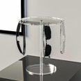 thumbnail image 4 of Round Acrylic Glasses Organizer Transparent Eyeglasses Rack Rotatable Display Stand for Sunglasses and Reading Glasses, 4 of 4