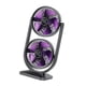 thumbnail image 1 of Ventilador de escritorio Ventilador de enfriamiento Ajustable Ligero Potente Silencioso Funcionamiento 3 Velocidades violeta, 1 of 9