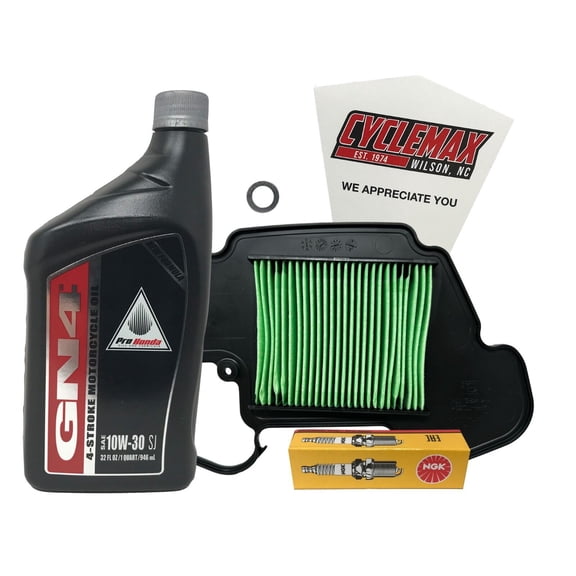 Cyclemax  Tune-Up Kit fits 2014-2020 Honda GROM 125 w/ Air Filter & Spark Plug