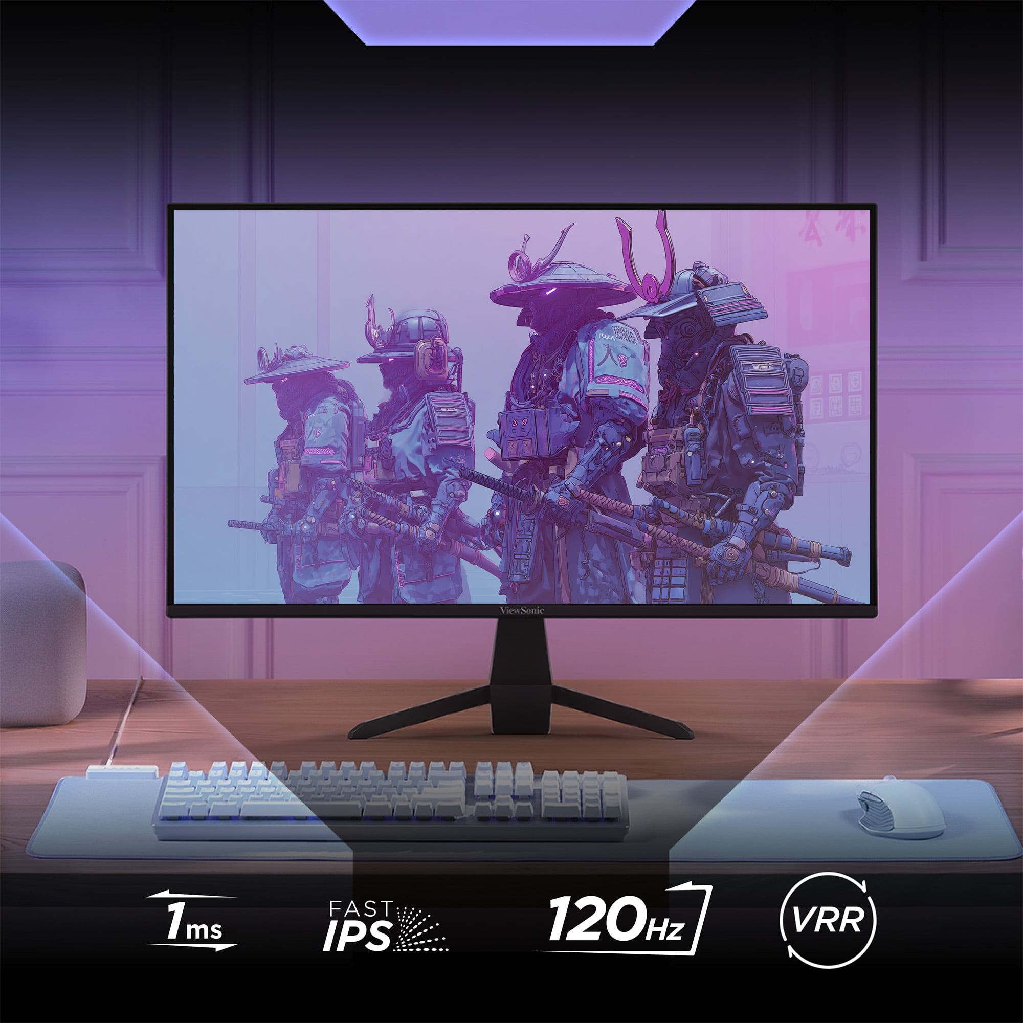 ViewSonic VX2770-MHD 27" 1080p IPS Monitor - 120Hz, 1ms, Variable Refresh Rate