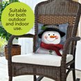 thumbnail image 2 of Briarwood Lane Smiling Snowman Pillow, 2 of 3