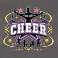 thumbnail image 5 of Wild Bobby Cheerleading All Stars Girl Sports Women Racerback Tank Top, Dark Grey, Large, 5 of 5
