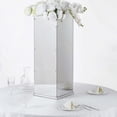 thumbnail image 2 of Efavormart 32" Silver Mirror Finish Wedding Decor Ideas Clear Display Box for Centerpieces with Interchangeable Lid and Base, 2 of 5